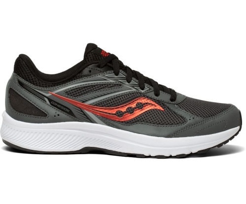 Tenis Saucony Cohesion 14 Hombre Zapatillas Running Charcoal / Flame México MX-135-BD